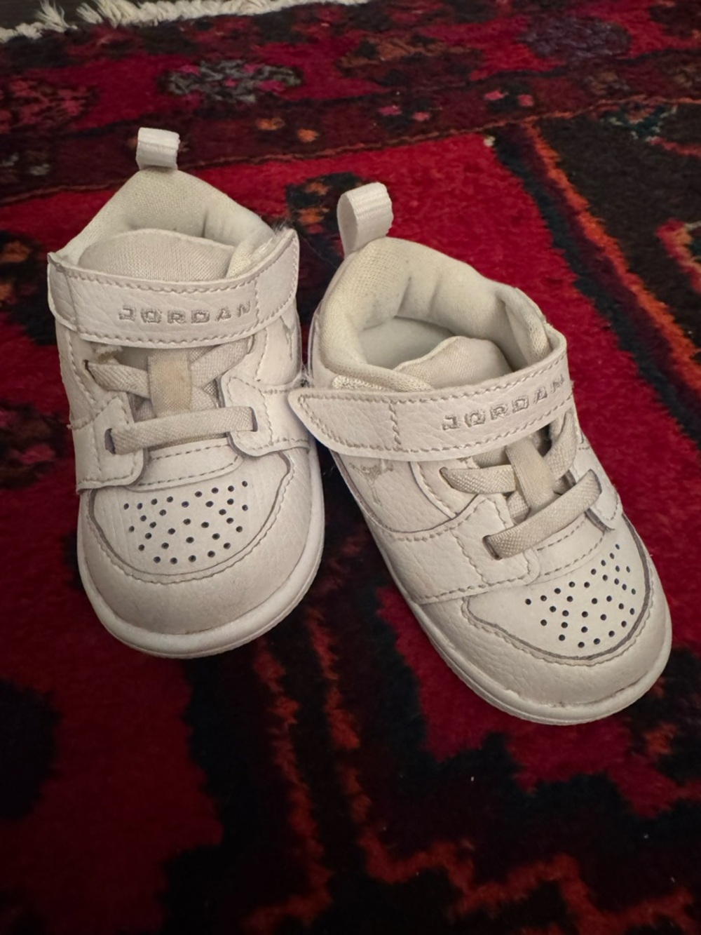 Jordan Baby White Athletic Sneakers